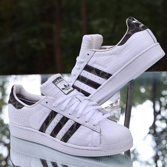 Adidas Superstar Croc Leather Camo - Picture 1 of 13
